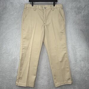 Carhartt B290 Blended Twill Chino Pants Beige Tan Y2K Work Construction Sz 36x28